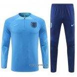 Sweatshirt Trainingsanzug England 2022-2023 Blau Claro