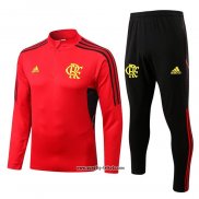 Sweatshirt Trainingsanzug Flamengo 2022-2023 Rot