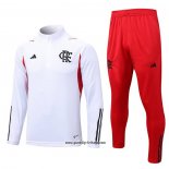 Sweatshirt Trainingsanzug Flamengo 2023-2024 WeiB