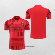 Traingsshirt AC Milan 2022-2023 Rot