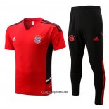 Trainingsanzug Bayern München Kurzarm 2022-2023 Rot