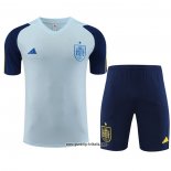 Trainingsanzug Spanien Kurzarm 2023-2024 Blau - Kurze Hose