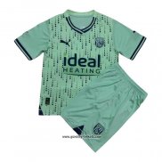 West Bromwich Albion Auswartstrikot Kinder 2023-2024