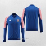 Jacke Olympique Lyon 2023-2024 Blau