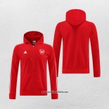 Kapuzenjacke Arsenal 2022-2023 Rot