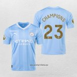 Manchester City Spieler Trikot Champions Heimtrikot 2023-2024