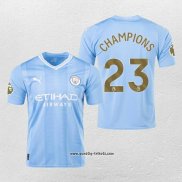 Manchester City Spieler Trikot Champions Heimtrikot 2023-2024