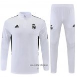 Sweatshirt Trainingsanzug Real Madrid 2022-2023 WeiB