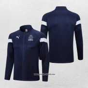 Jacke Olympique Marsella 2022-2023 Blau Oscuro