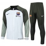 Jacke Trainingsanzug Barcelona Kinder 2023-2024 Grau