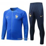 Jacke Trainingsanzug Frankreich 2022-2023 Blau