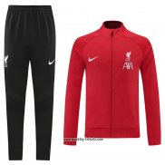 Jacke Trainingsanzug Liverpool 2022-2023 Rot