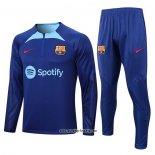 Sweatshirt Trainingsanzug Barcelona 2022-2023 Blau