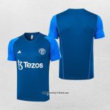 Traingsshirt Manchester United 2023-2024 Blau