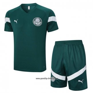 Trainingsanzug Palmeiras Kurzarm 2023-2024 Grun - Kurze Hose