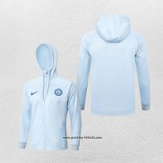 Kapuzenjacke Inter Milan 2023-2024 Blau