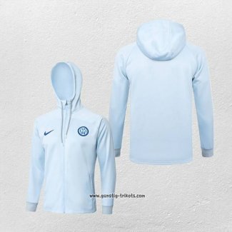 Kapuzenjacke Inter Milan 2023-2024 Blau