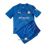 Manchester City Torwarttrikot Kinder 2022-2023 Blau