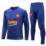 Sweatshirt Trainingsanzug Barcelona 2022-2023 Blau