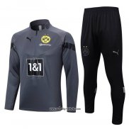 Sweatshirt Trainingsanzug Borussia Dortmund 2022-2023 Grau
