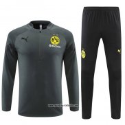 Sweatshirt Trainingsanzug Borussia Dortmund 2022-2023 Grau