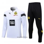 Sweatshirt Trainingsanzug Borussia Dortmund 2022-2023 WeiB