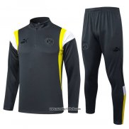 Sweatshirt Trainingsanzug Borussia Dortmund 2023-2024 Grau