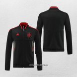 Jacke Manchester United 2022-2023 Schwarz y Rot