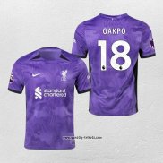 Liverpool Spieler Gakpo 3rd Trikot 2023-2024