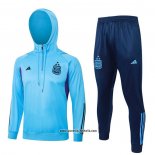 Sweatshirt Trainingsanzug Argentinien 2023-2024 Blau
