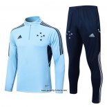 Sweatshirt Trainingsanzug Cruzeiro 2022-2023 Blau