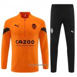 Sweatshirt Trainingsanzug Valencia 2022-2023 Orange