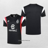 Traingsshirt AC Milan 2023-2024 Schwarz