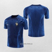 Traingsshirt Frankreich 2022-2023 Blau Oscuro
