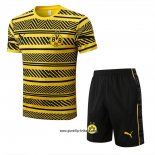 Trainingsanzug Borussia Dortmund Kurzarm 2022-2023 Gelb - Kurze Hose