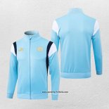 Jacke Manchester City 2023-2024 Blau