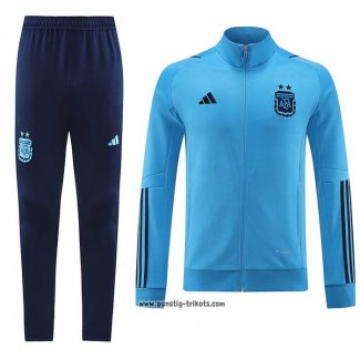 Jacke Trainingsanzug Argentinien 2022-2023 Blau