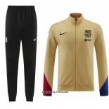 Jacke Trainingsanzug Barcelona 2023-2024 Gelb