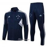 Jacke Trainingsanzug Cruzeiro 2022-2023 Blau