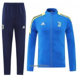 Jacke Trainingsanzug Juventus 2022-2023 Blau