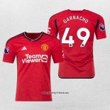 Manchester United Spieler Garnacho Heimtrikot 2023-2024
