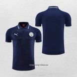 Polo Manchester City 2022-2023 Blau Marino