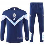 Sweatshirt Trainingsanzug Manchester City 2022 Blau