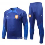 Sweatshirt Trainingsanzug Niederlande 2022-2023 Blau