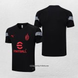 Traingsshirt AC Milan 2022-2023 Schwarz