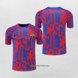Traingsshirt Barcelona 2022-2023 Rot y Blau
