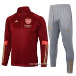 Jacke Trainingsanzug Arsenal 2023-2024 Rot