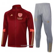 Jacke Trainingsanzug Arsenal 2023-2024 Rot