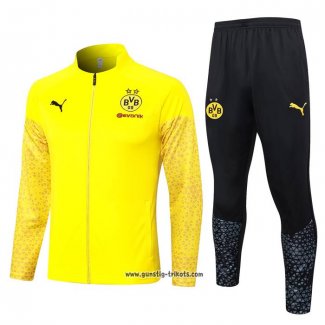 Jacke Trainingsanzug Borussia Dortmund 2023-2024 Gelb