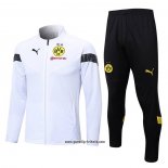 Jacke Trainingsanzug Borussia Dortmund 2022-2023 WeiB